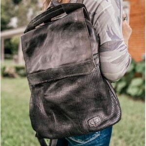 Bed Stu Patsy Backpack in Graphite $335